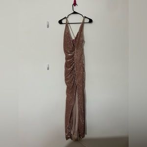 who i am sequined dress